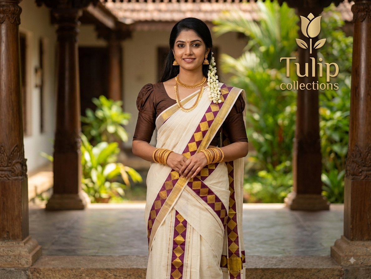 Kerala traditional settu mundu