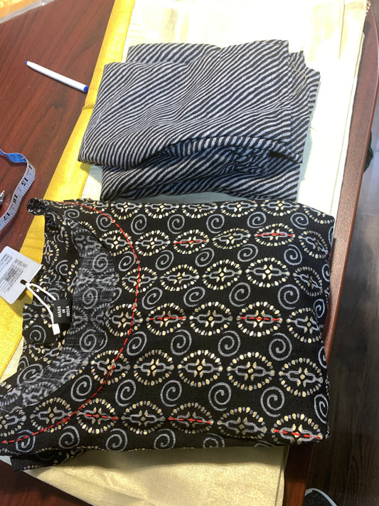 Rayon cotton cord set - Top and bottom