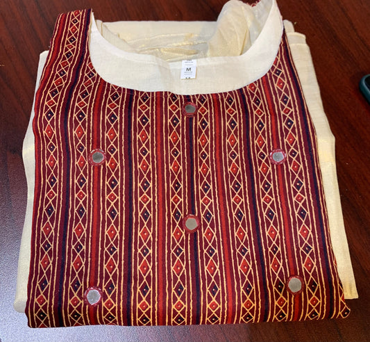 Kerala kasavu anarkali top