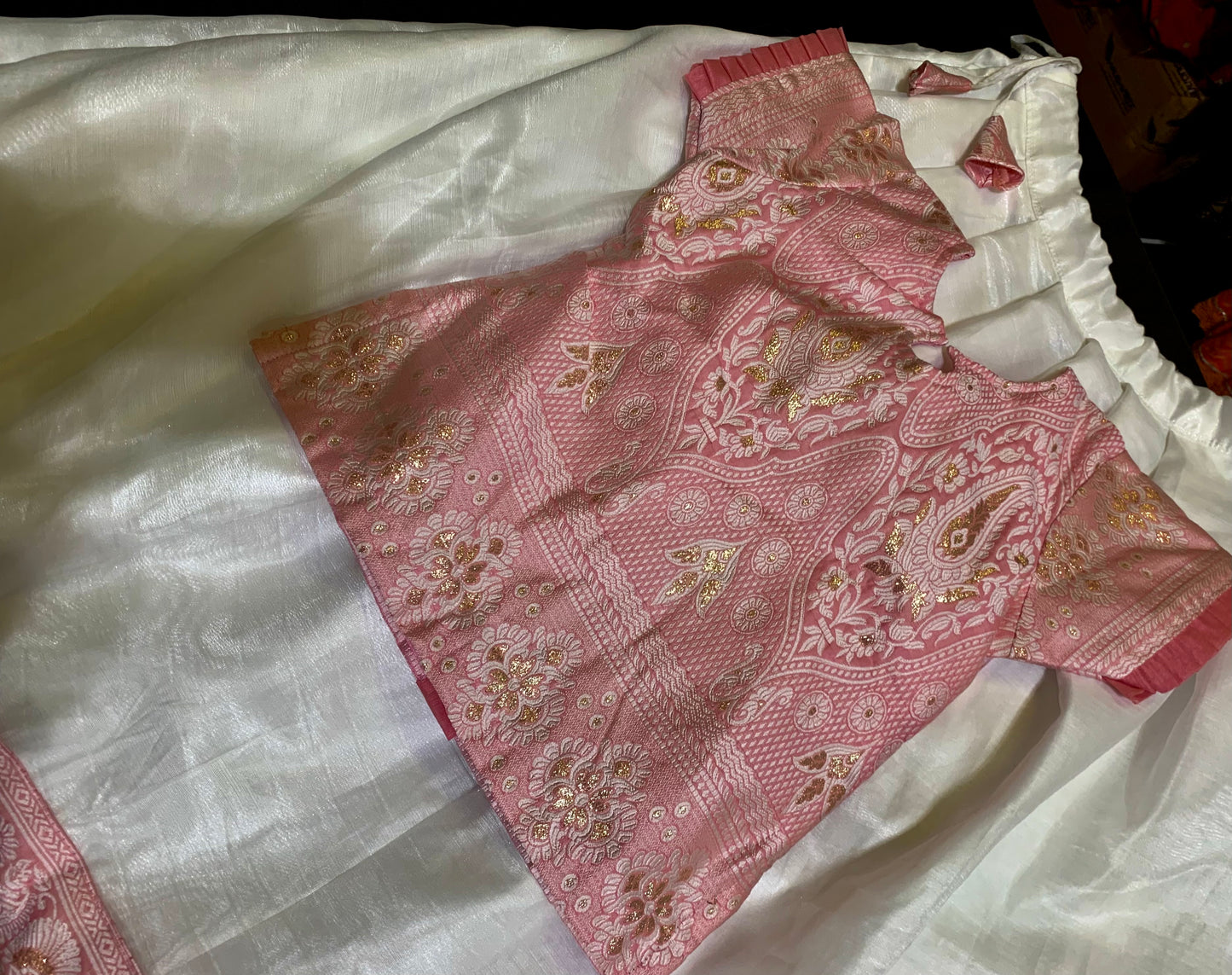 Girl’s traditional skirt and top