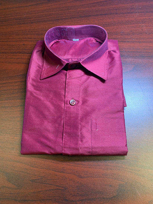 Boys pure silk shirt