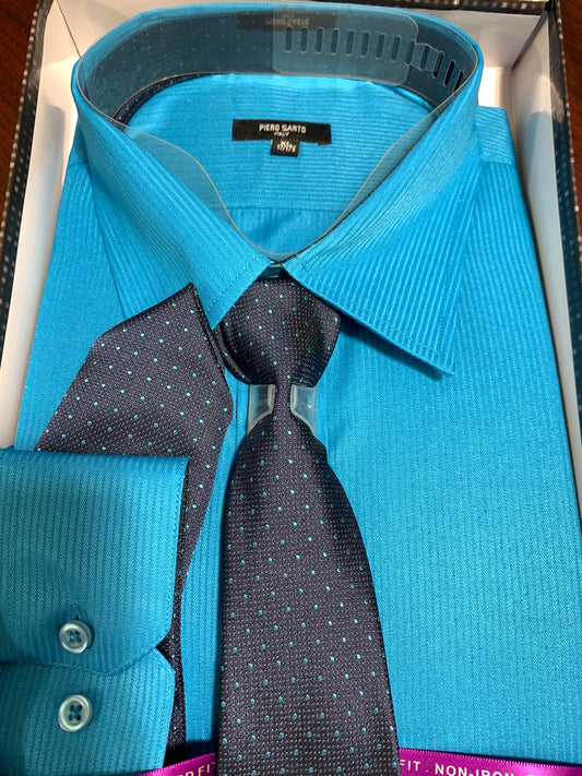 Piers Sarto Italian executive shirts with tie