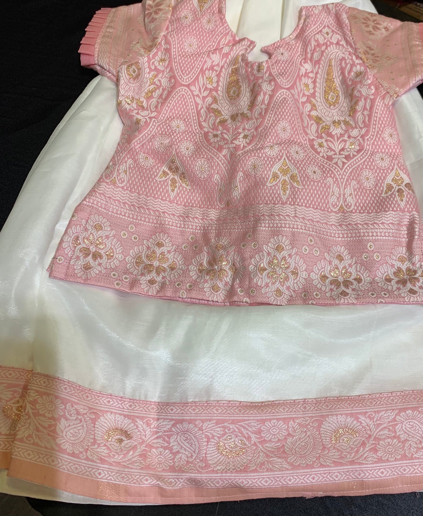 Girl’s traditional skirt and top