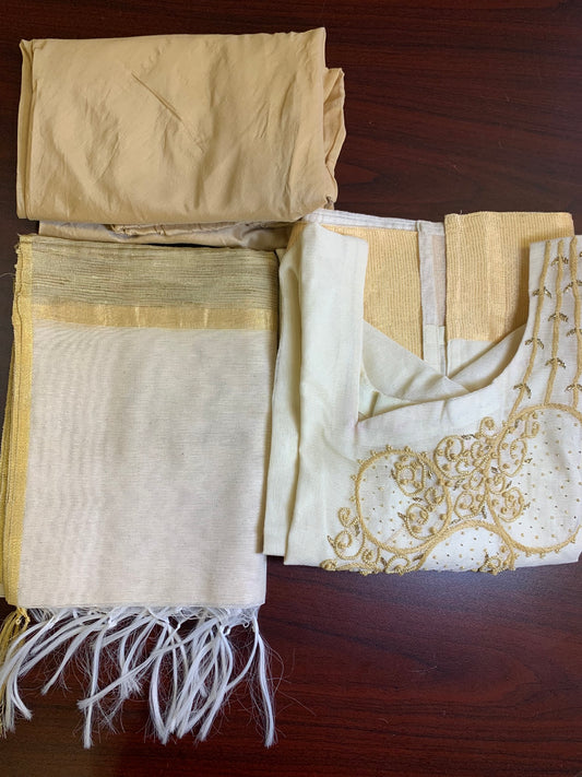 Traditional Jute Churidhar set