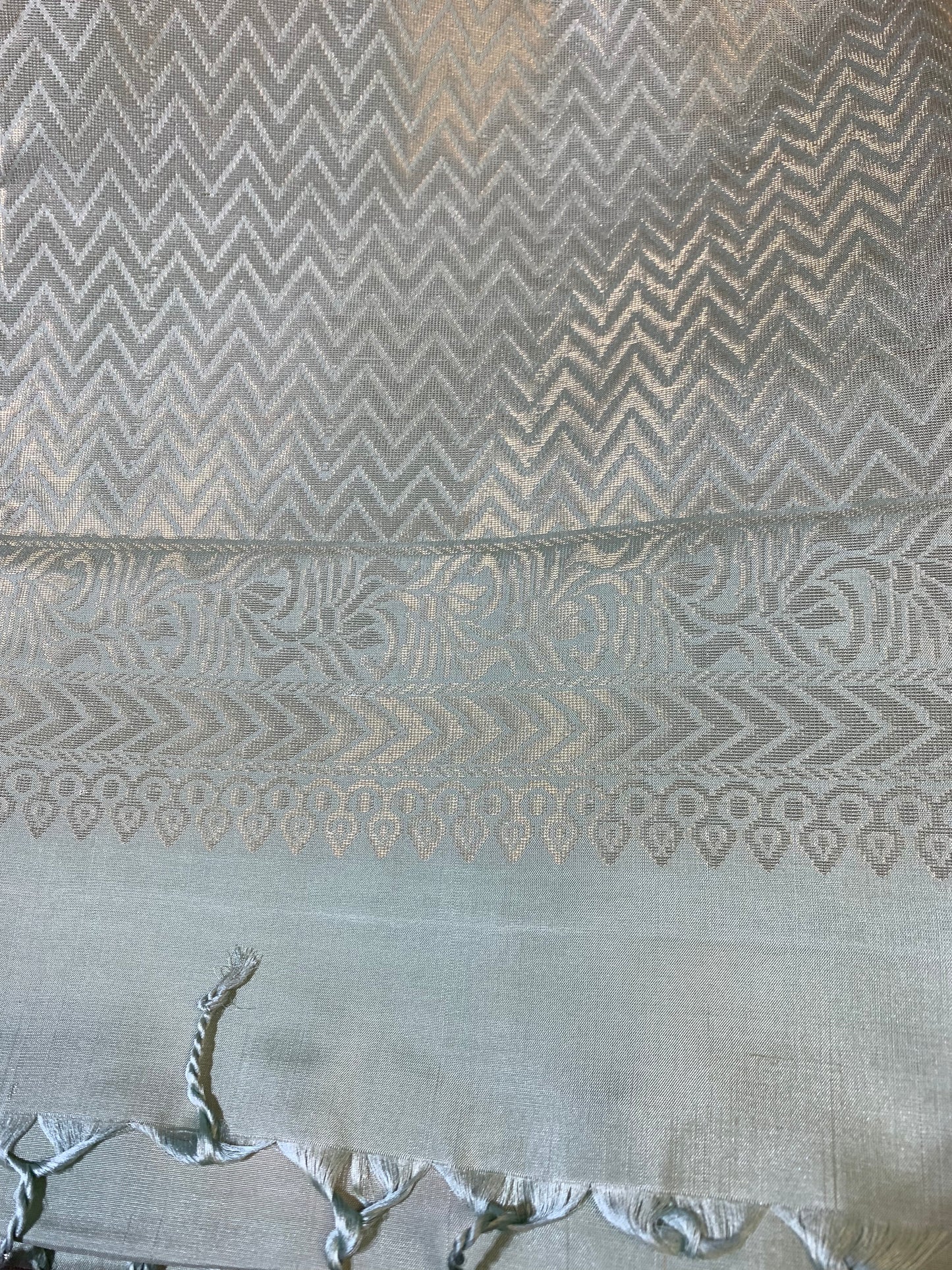 Kanjeepuram silk saree- light green