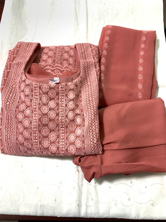 Light peach Salwar suit