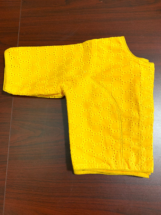 Yellow hakooba blouse