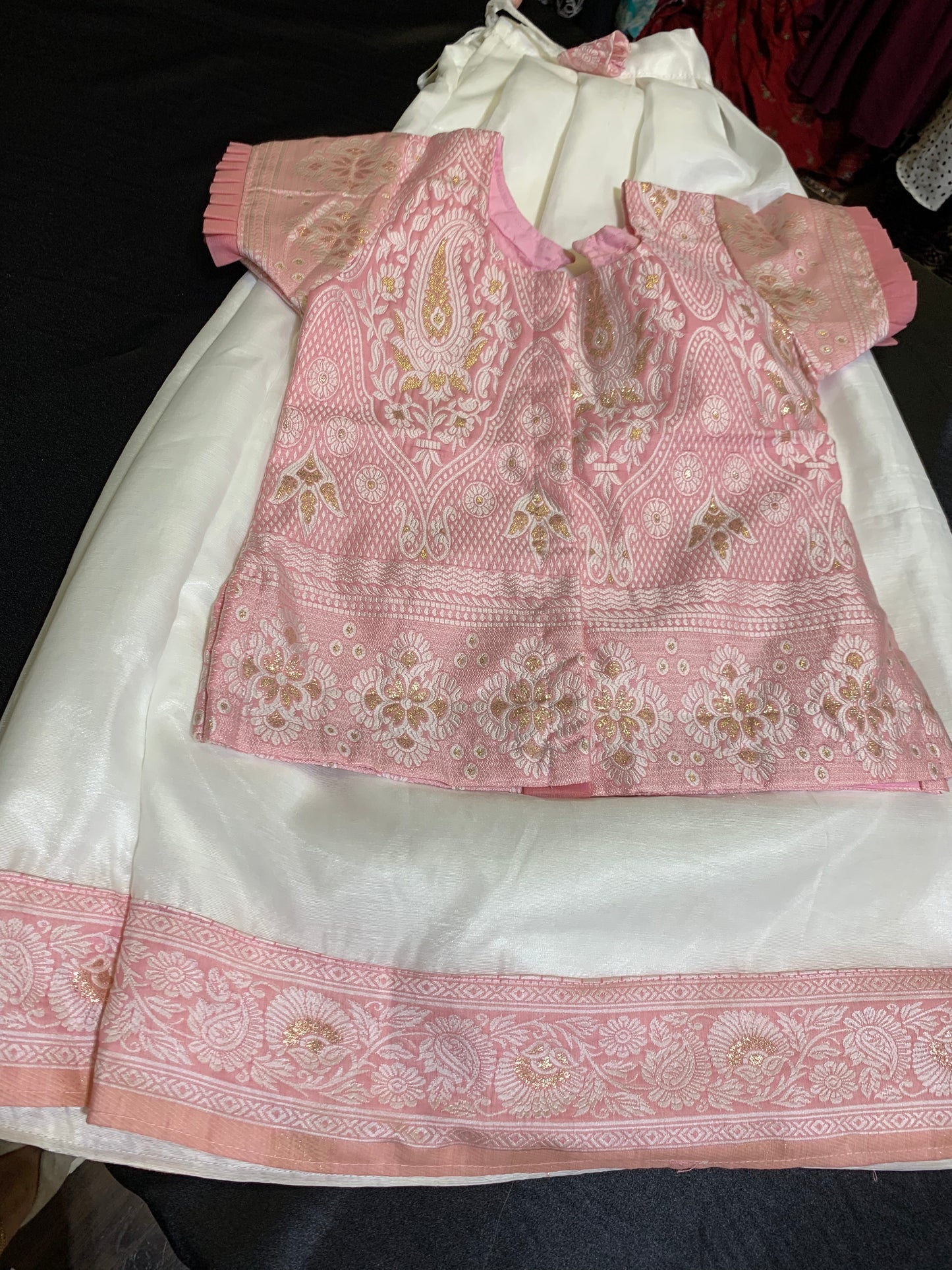 Girl’s traditional skirt and top