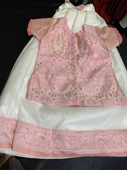 Girl’s traditional skirt and top