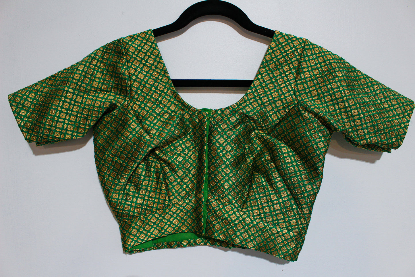 Light Green and Gold Blouse
