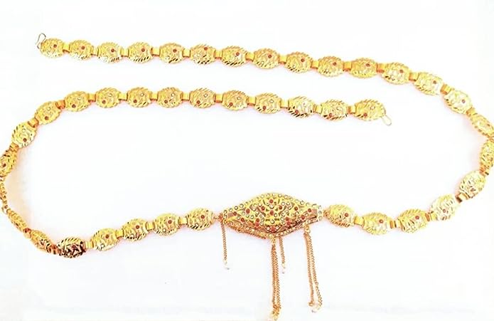 Traditional hip chain for saree-fancy & stylish golden kamarband waist hip belt for women