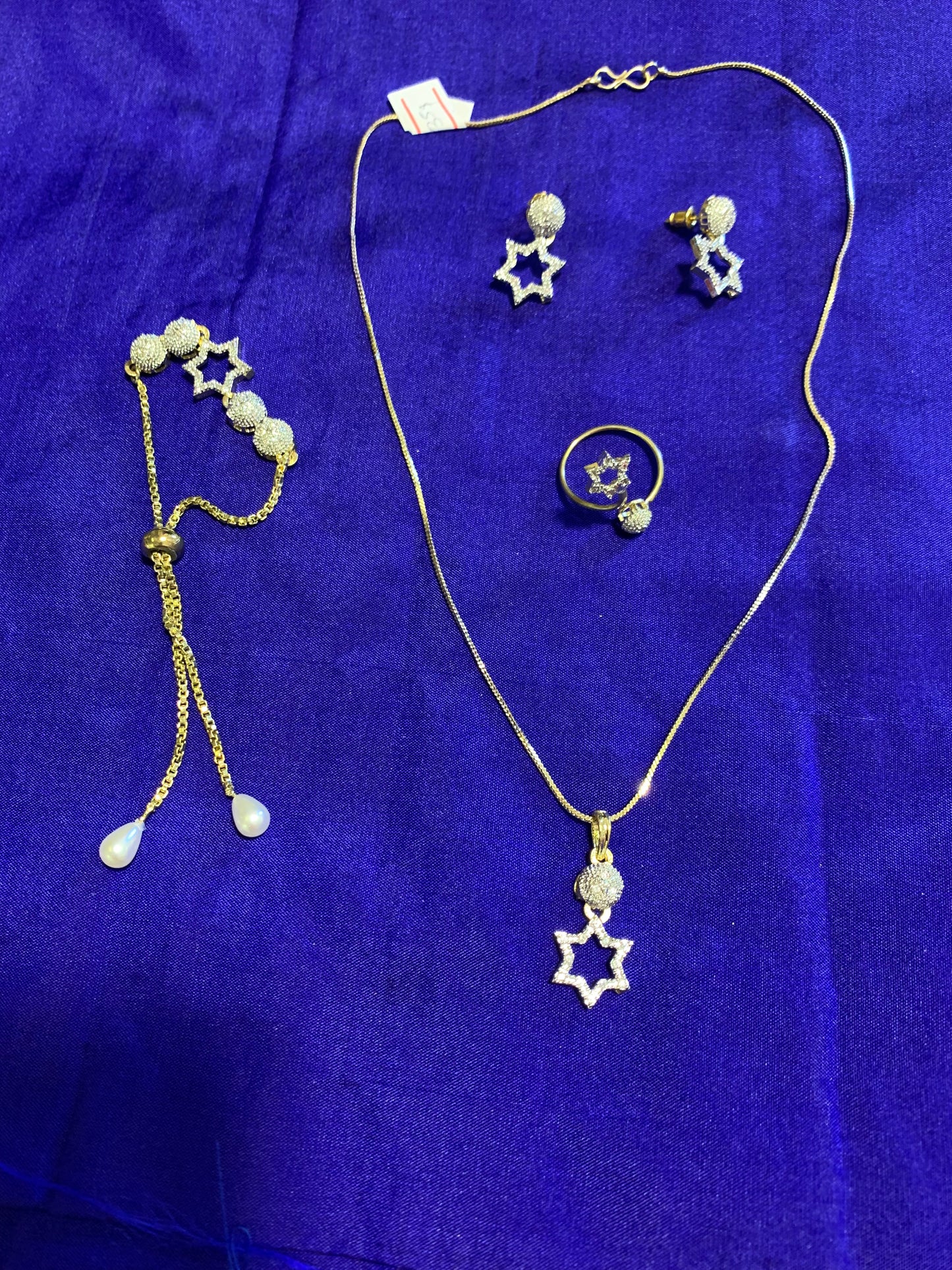 Silver jewelry set