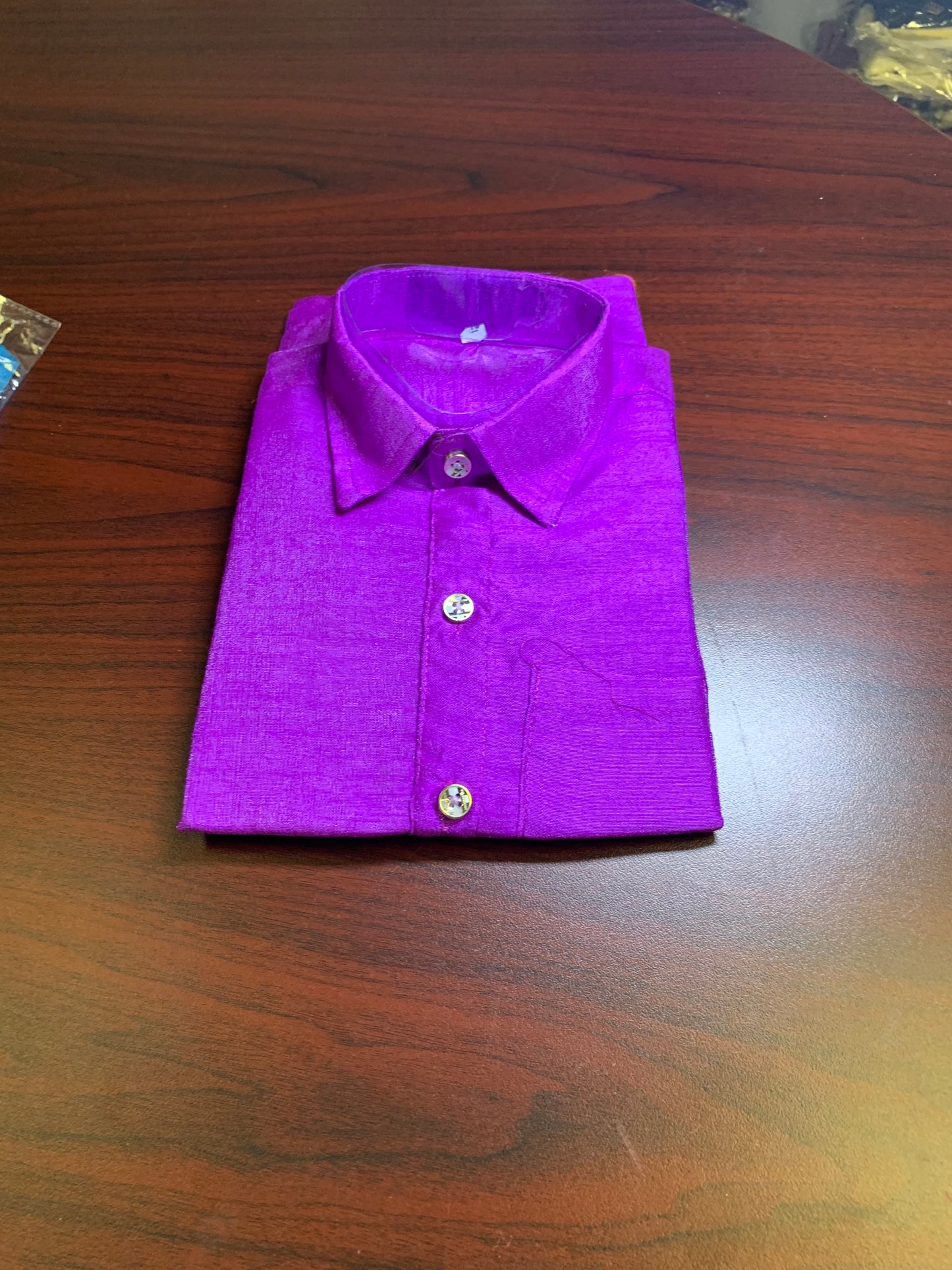 Boys party wear shirts in purple colour