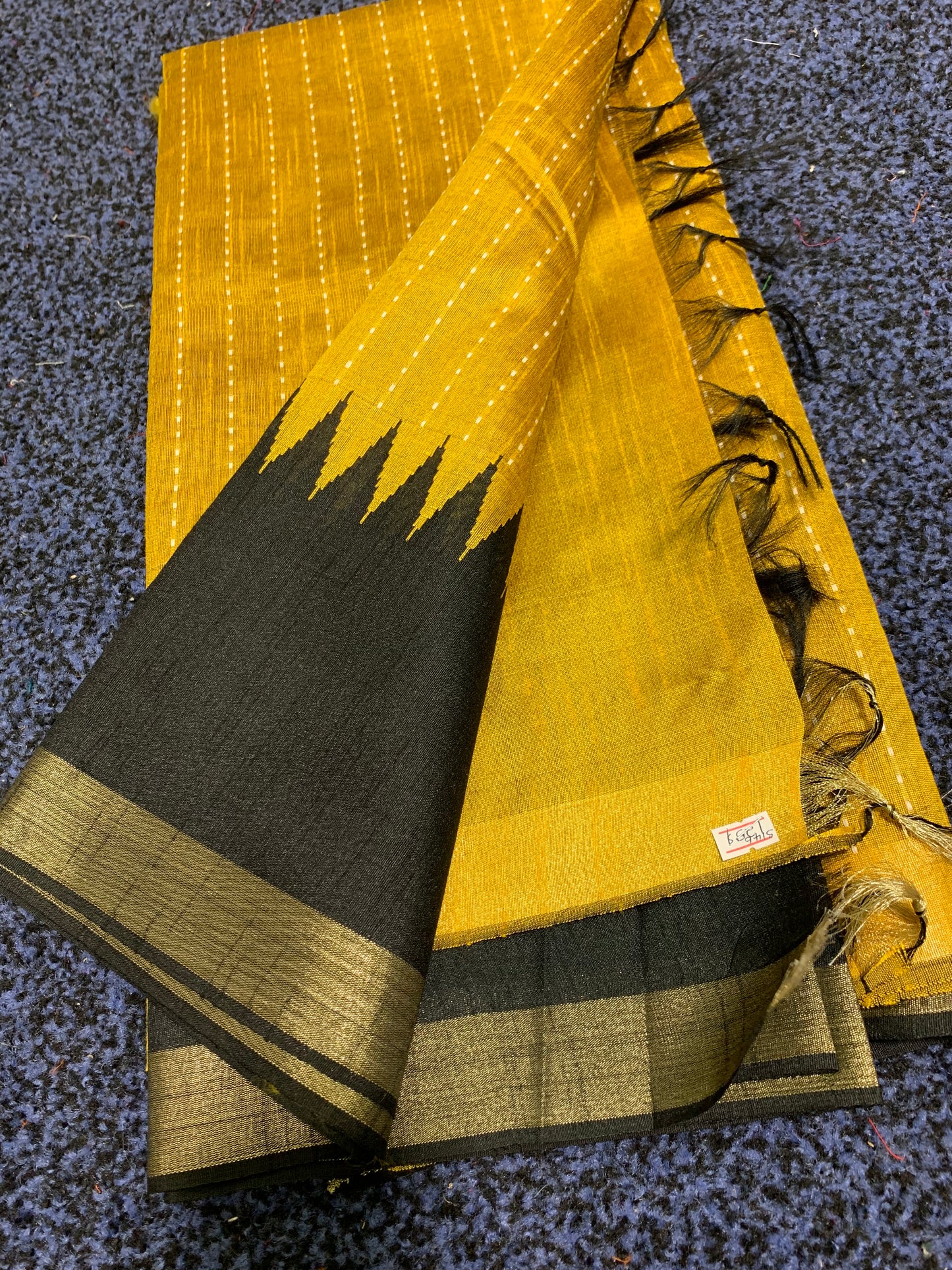 Pure raw silk saree