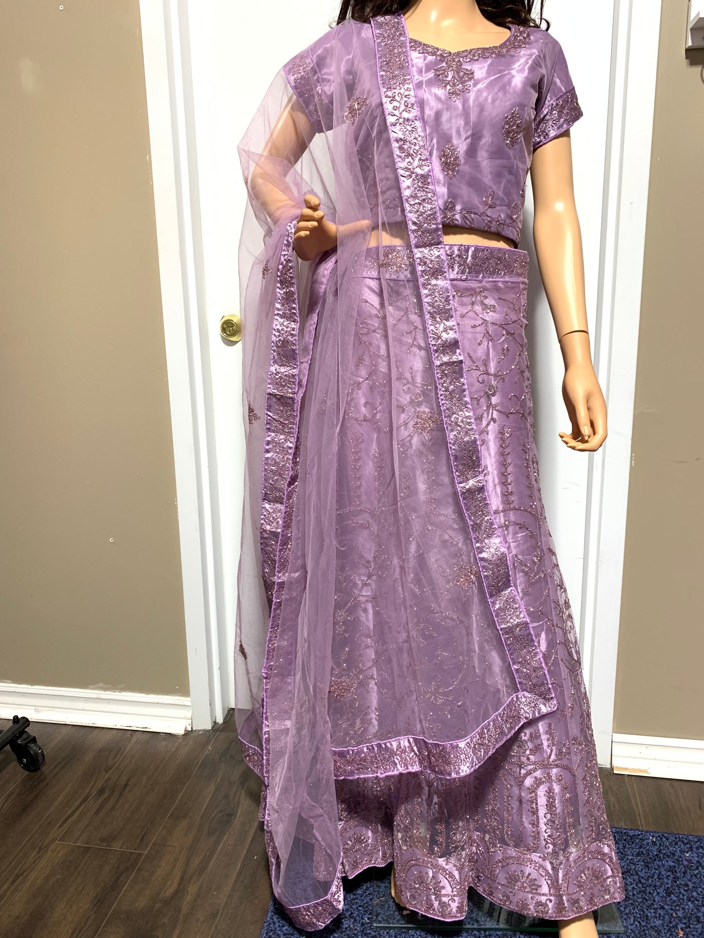 Lavender designer Lehenga set