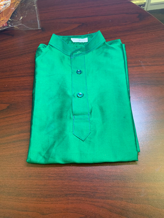 Boys leaf green kurta