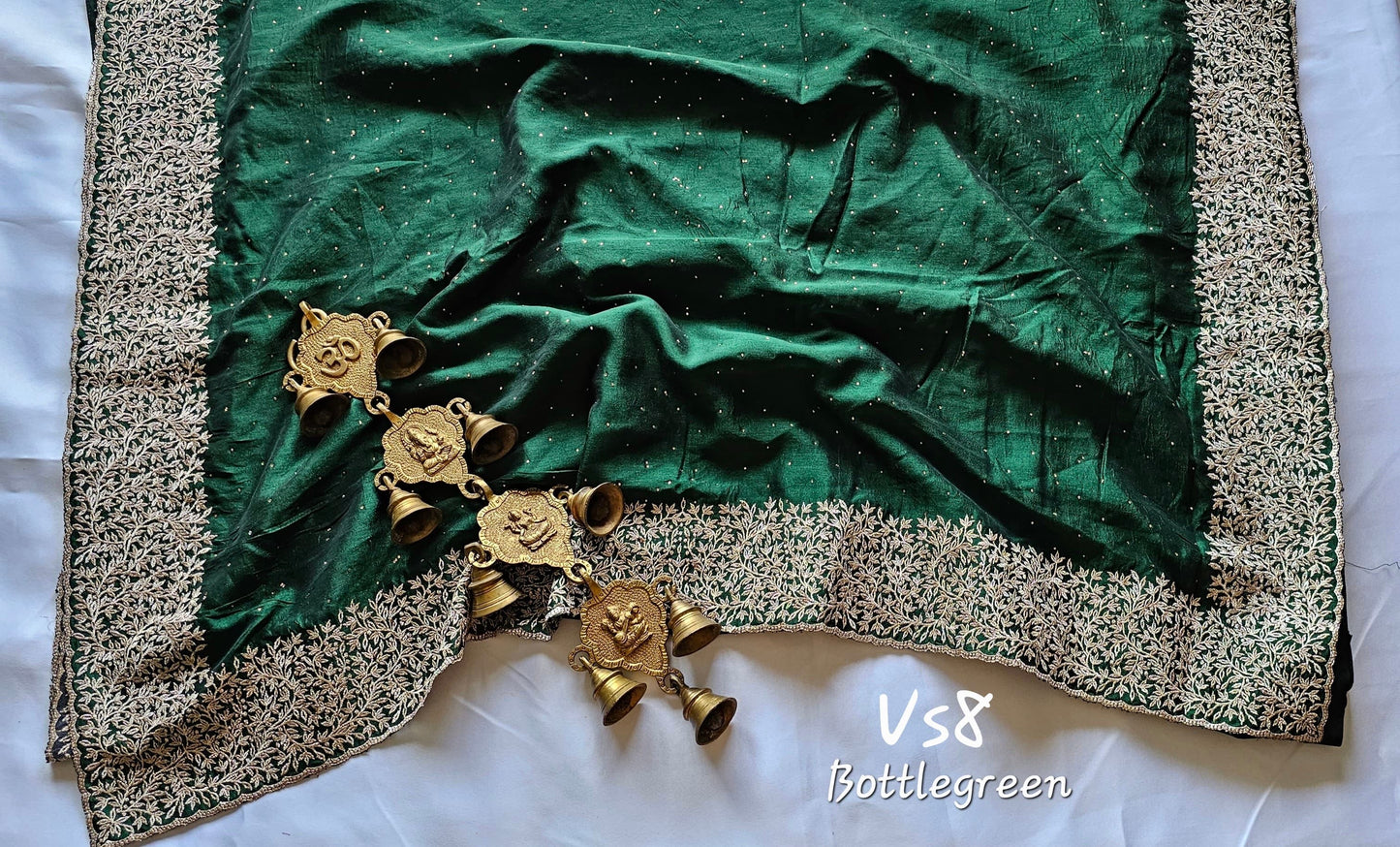 Vichitra silk saree