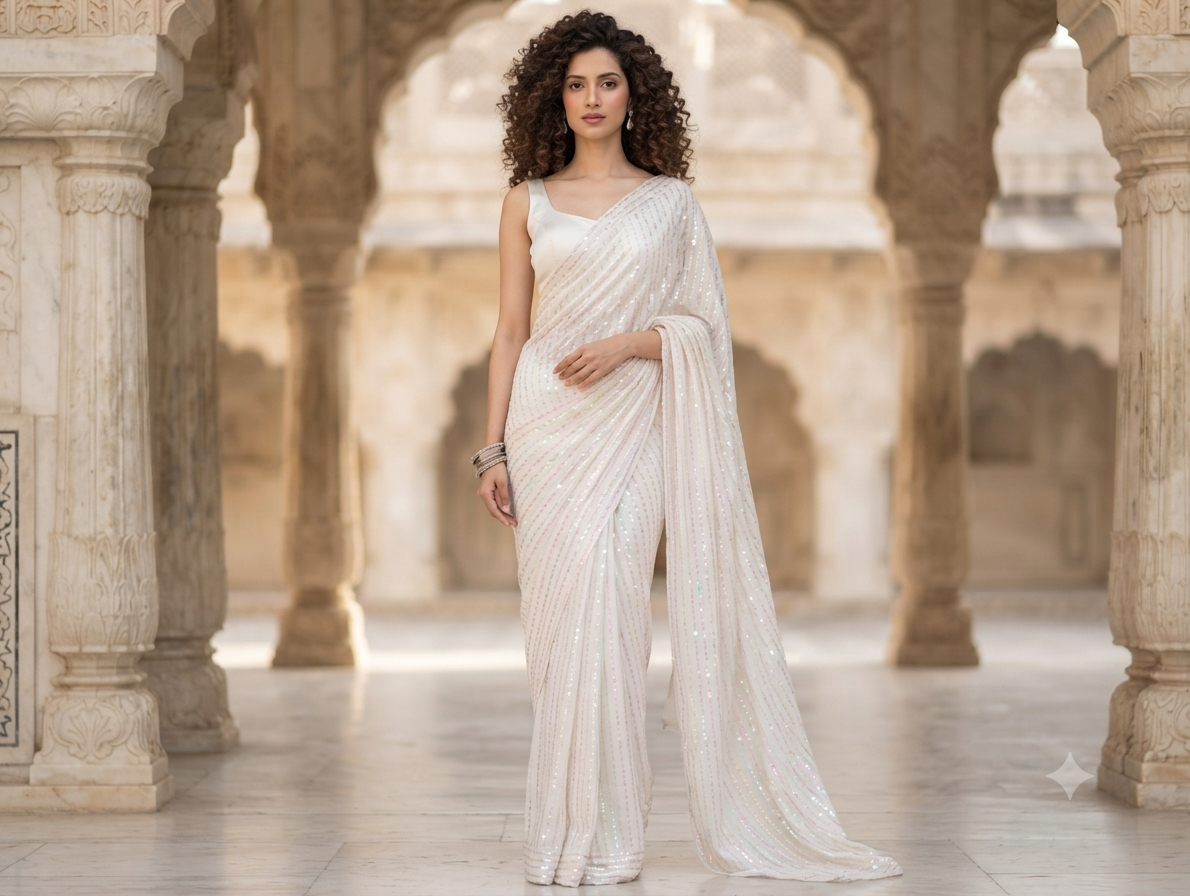 Ready to wear one minute saree wiith blouse