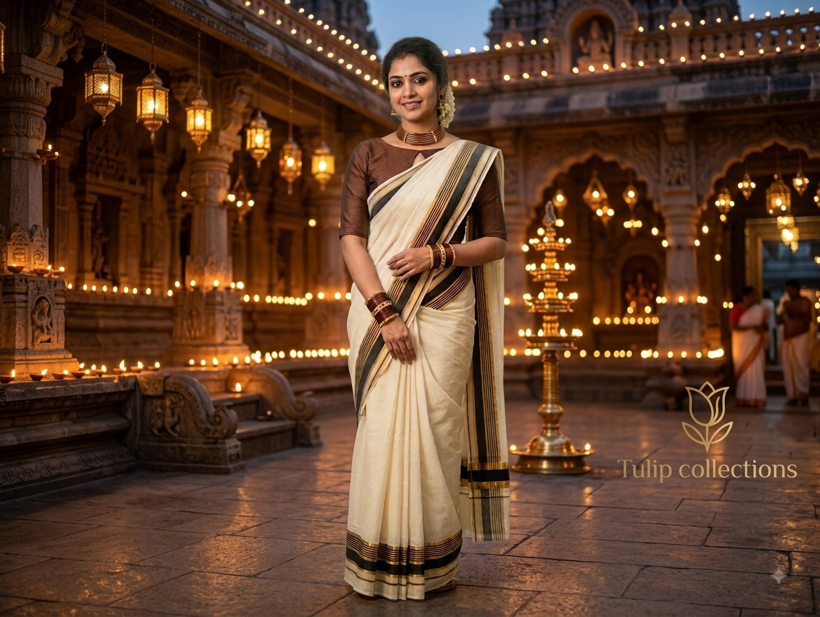 Kerala traditional settu mundu