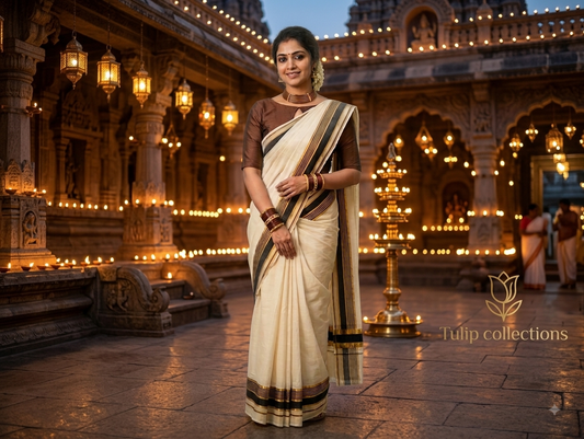 Kerala traditional settu mundu
