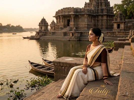 Kerala traditional settu mundu