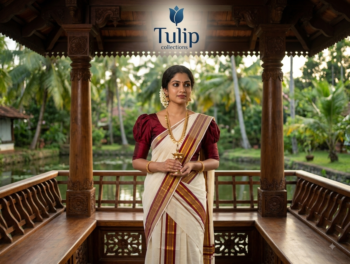 Kerala traditional settu mundu