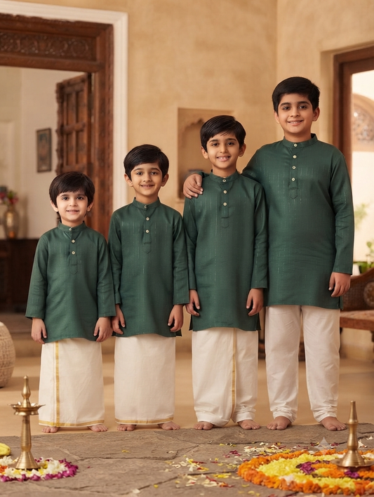 Boys green kurtasize 26,28 and 30
