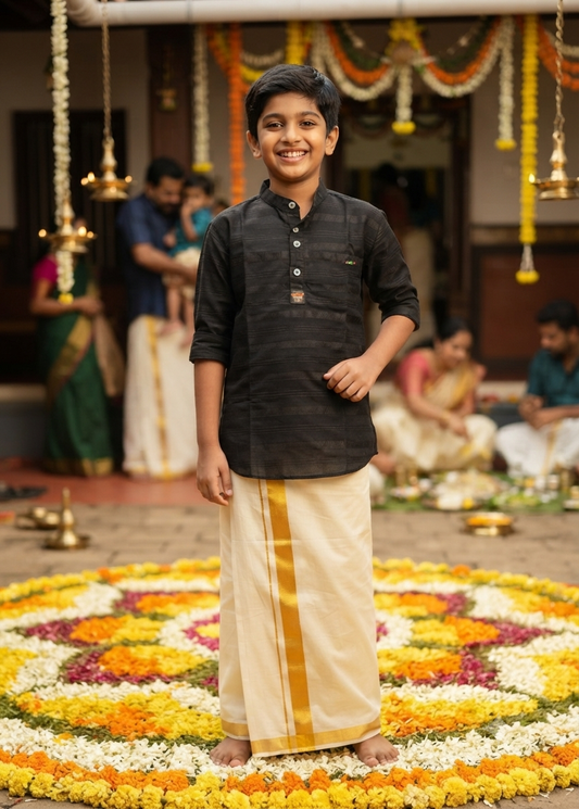 Boys premium cotton shirt kurta