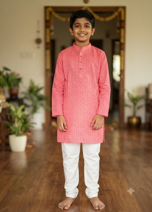 Boys printed kurta -11-12 year