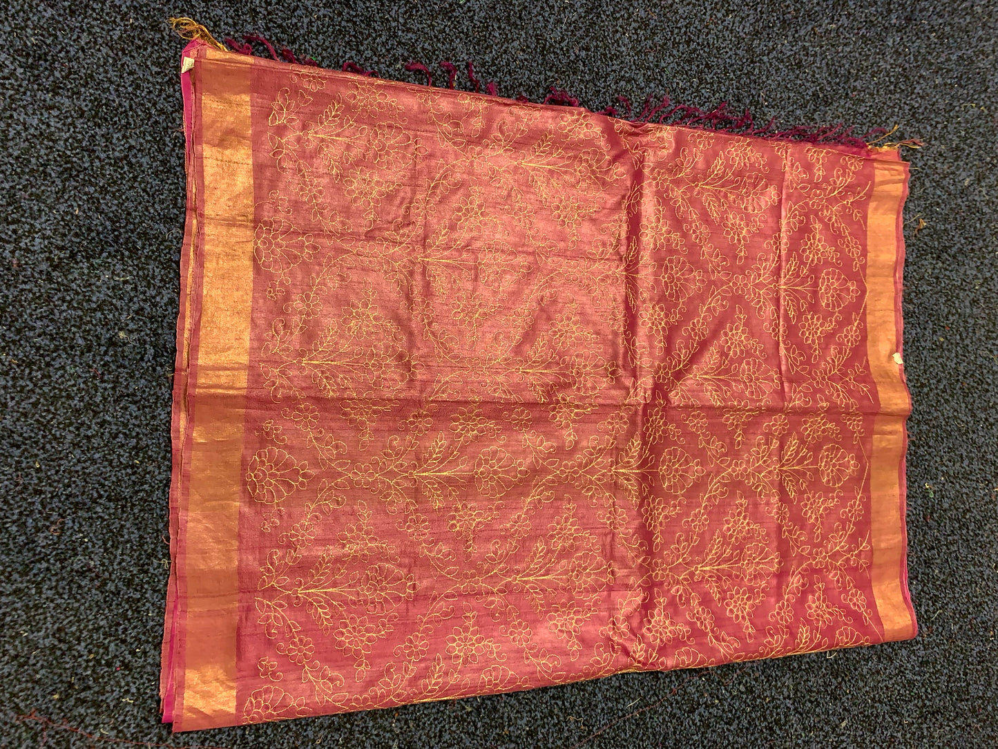 Pure tassar silk saree