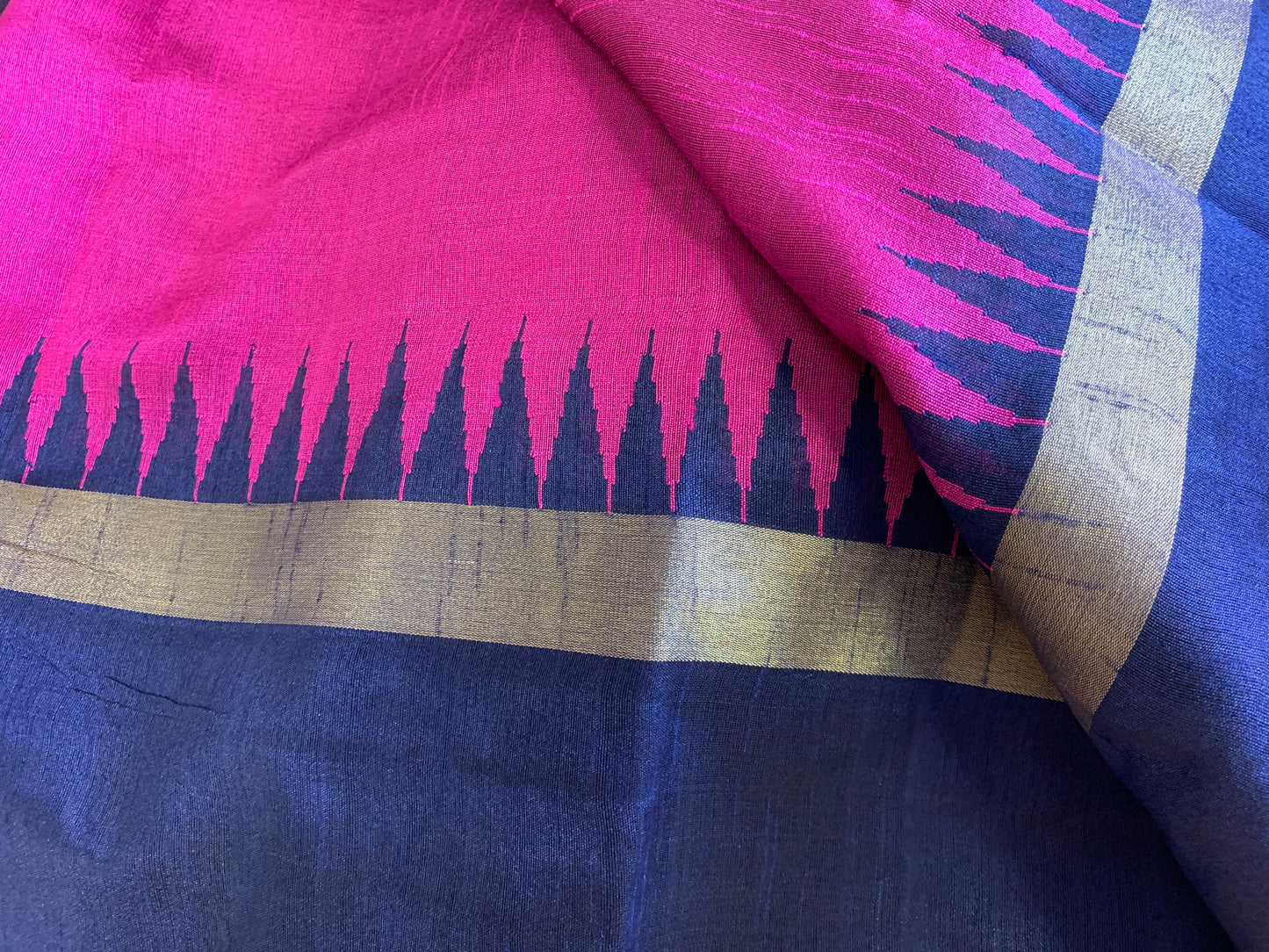 Pure raw silk saree