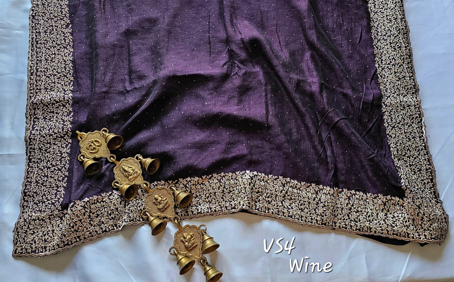 Vichitra  silk saree