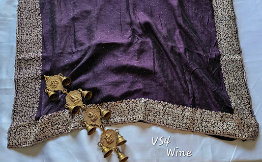 Vichitra  silk saree