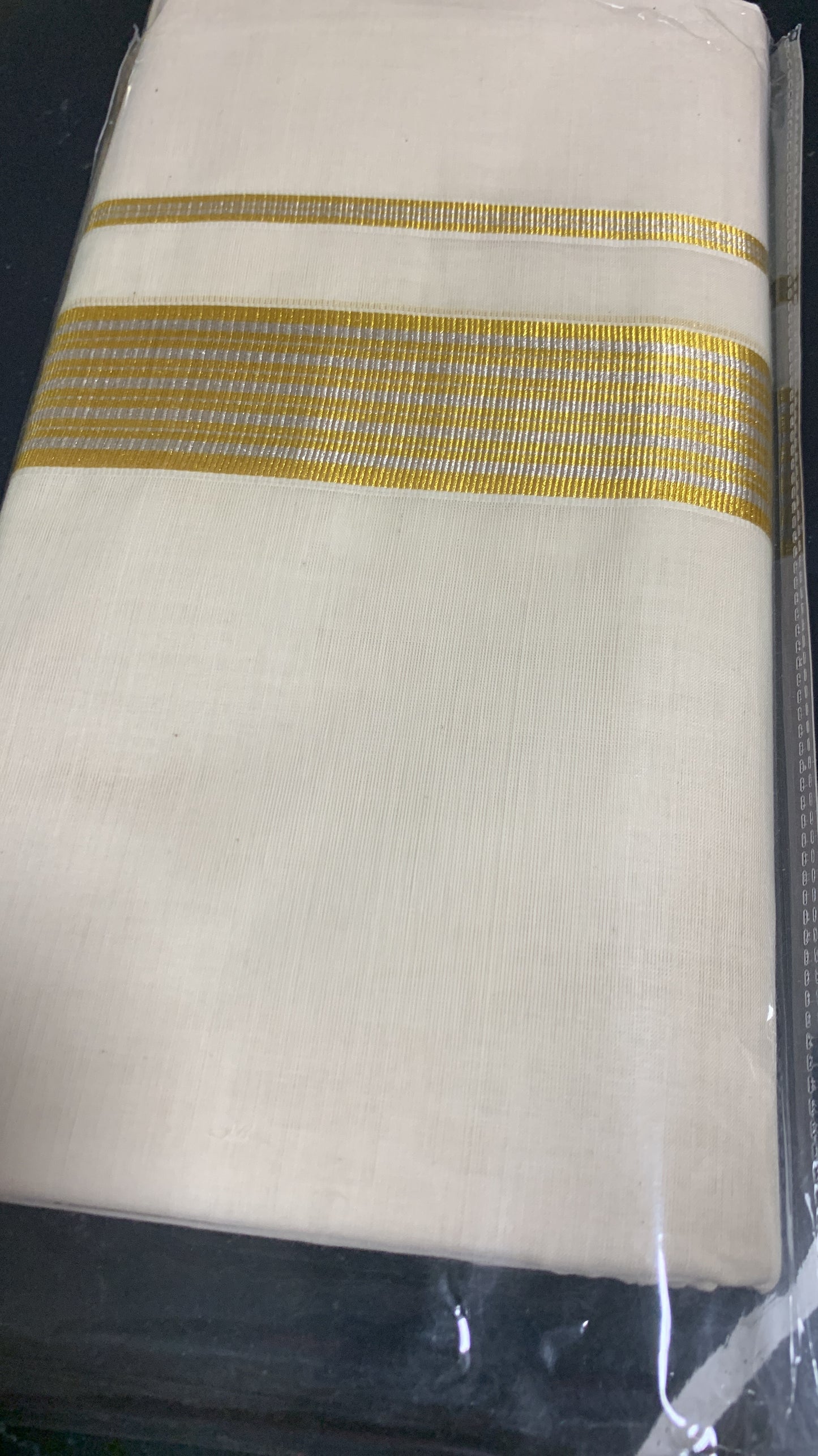 Men’s Kerala golden kasavu Dhoti/ mundu