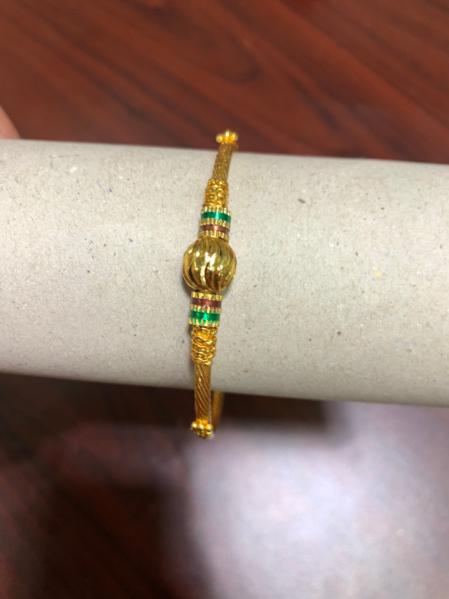 Gold Single Bangle