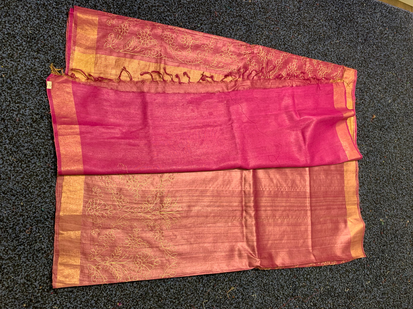 Pure tassar silk saree