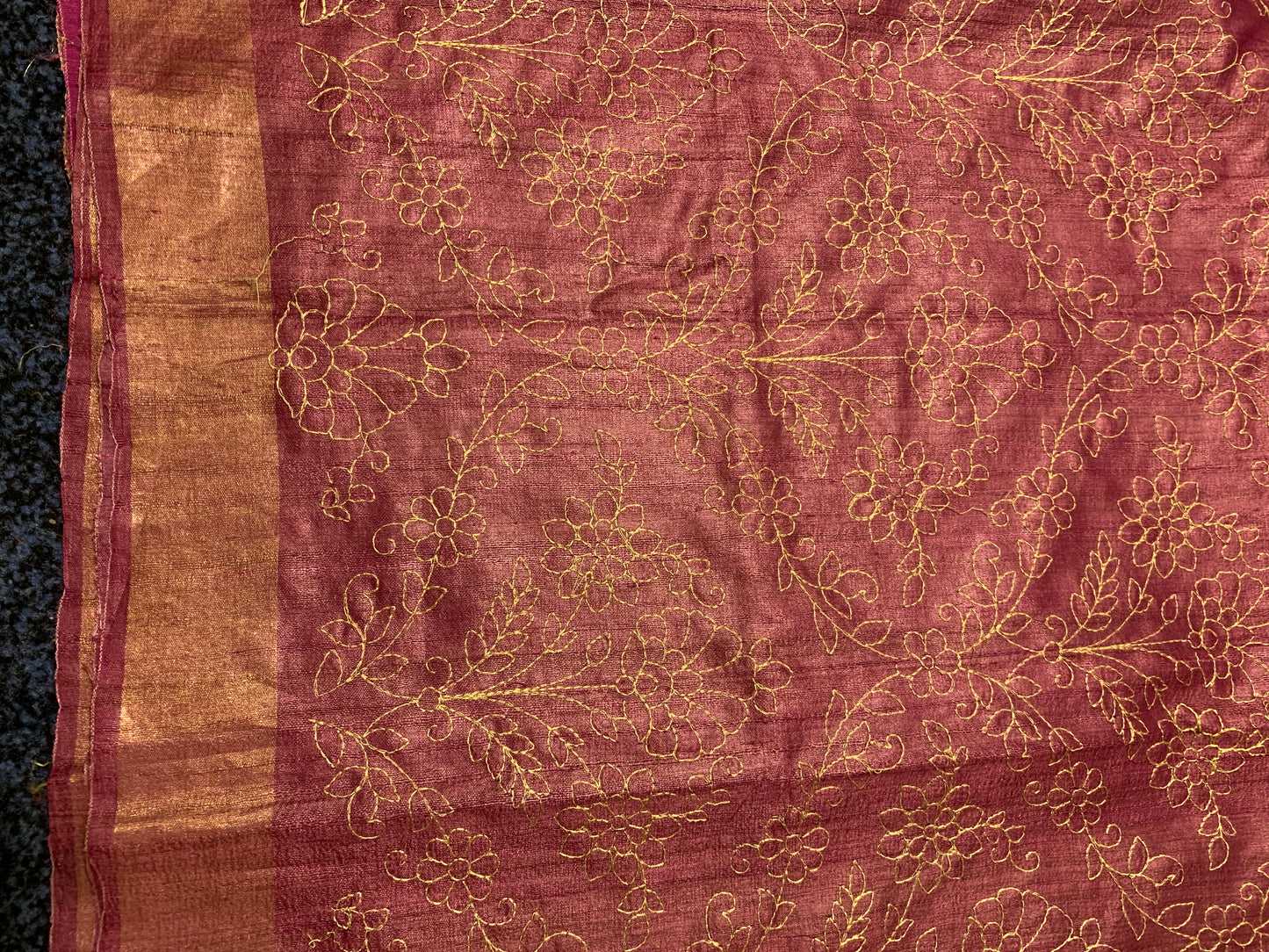 Pure tassar silk saree