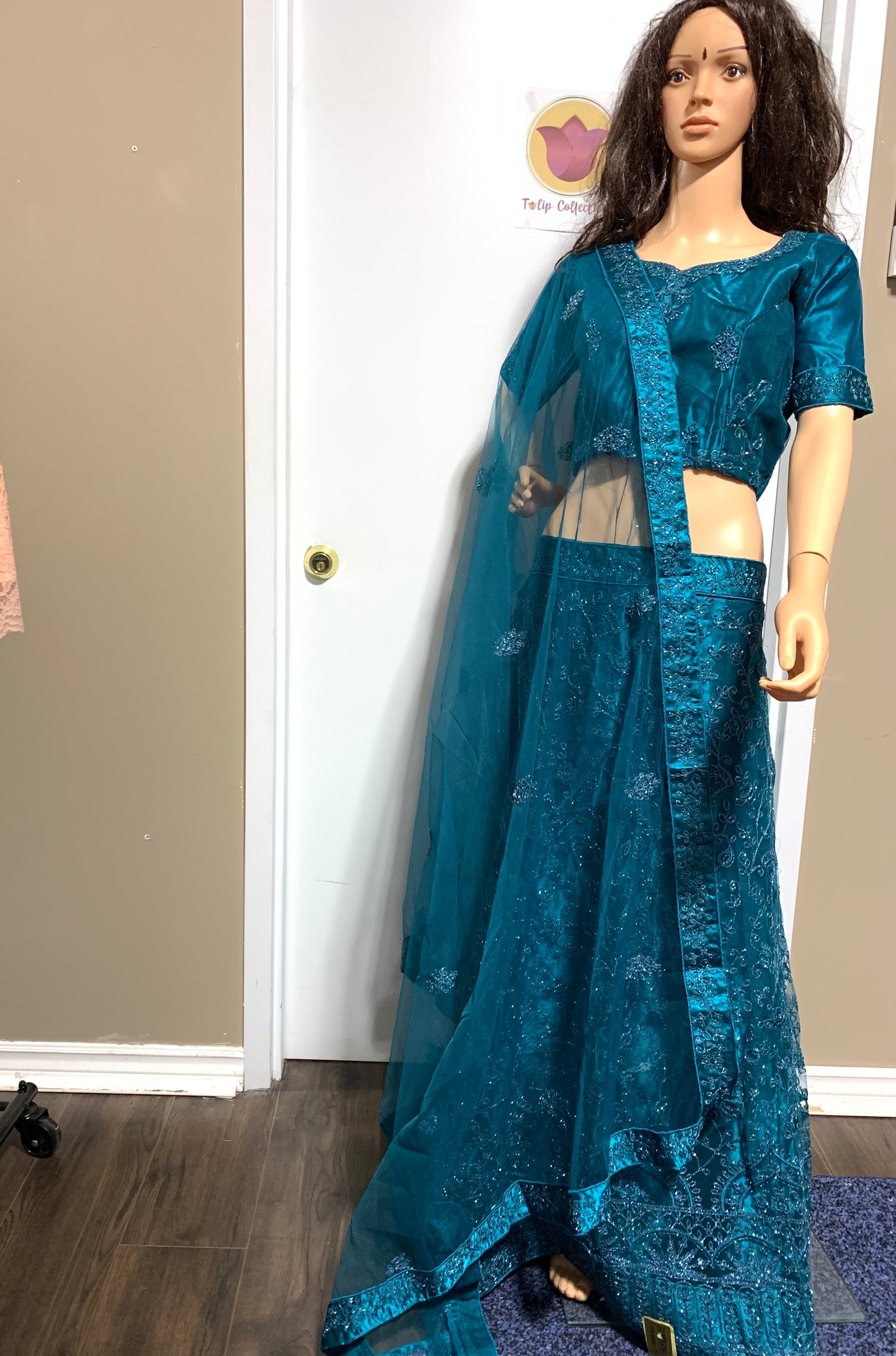 Blue Designer Lehenga set