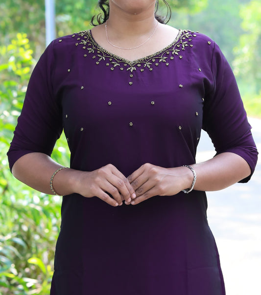 Rengolii silk kurti-size 3xl