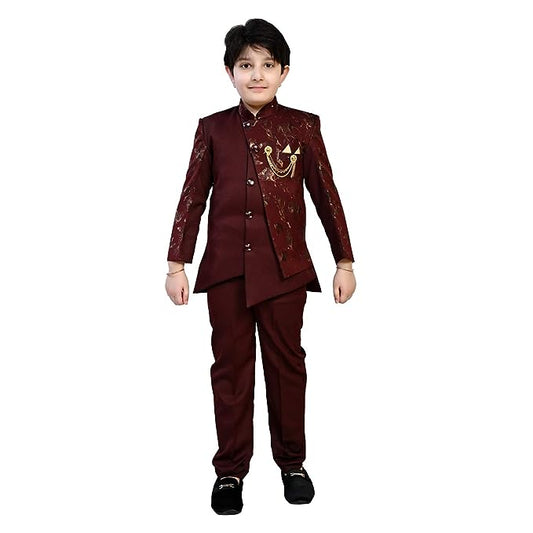 Sherwani for Kids Boys, Ideal for Birthday, Marriage, Diwali and Other Functions.