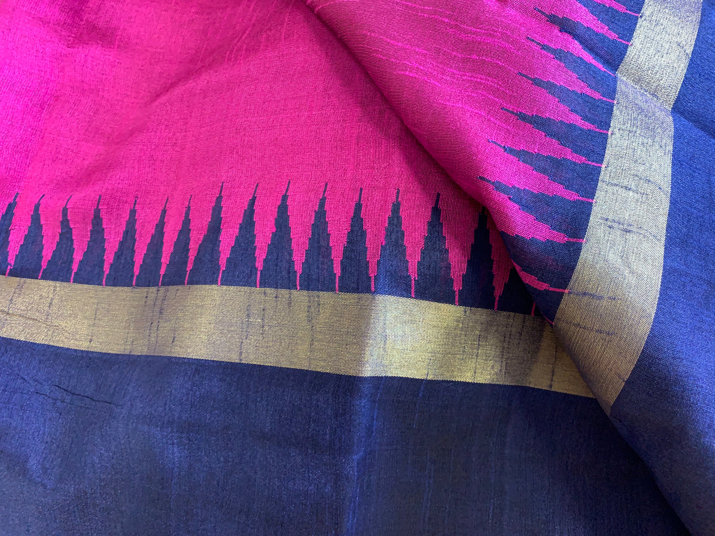 Pure raw silk saree