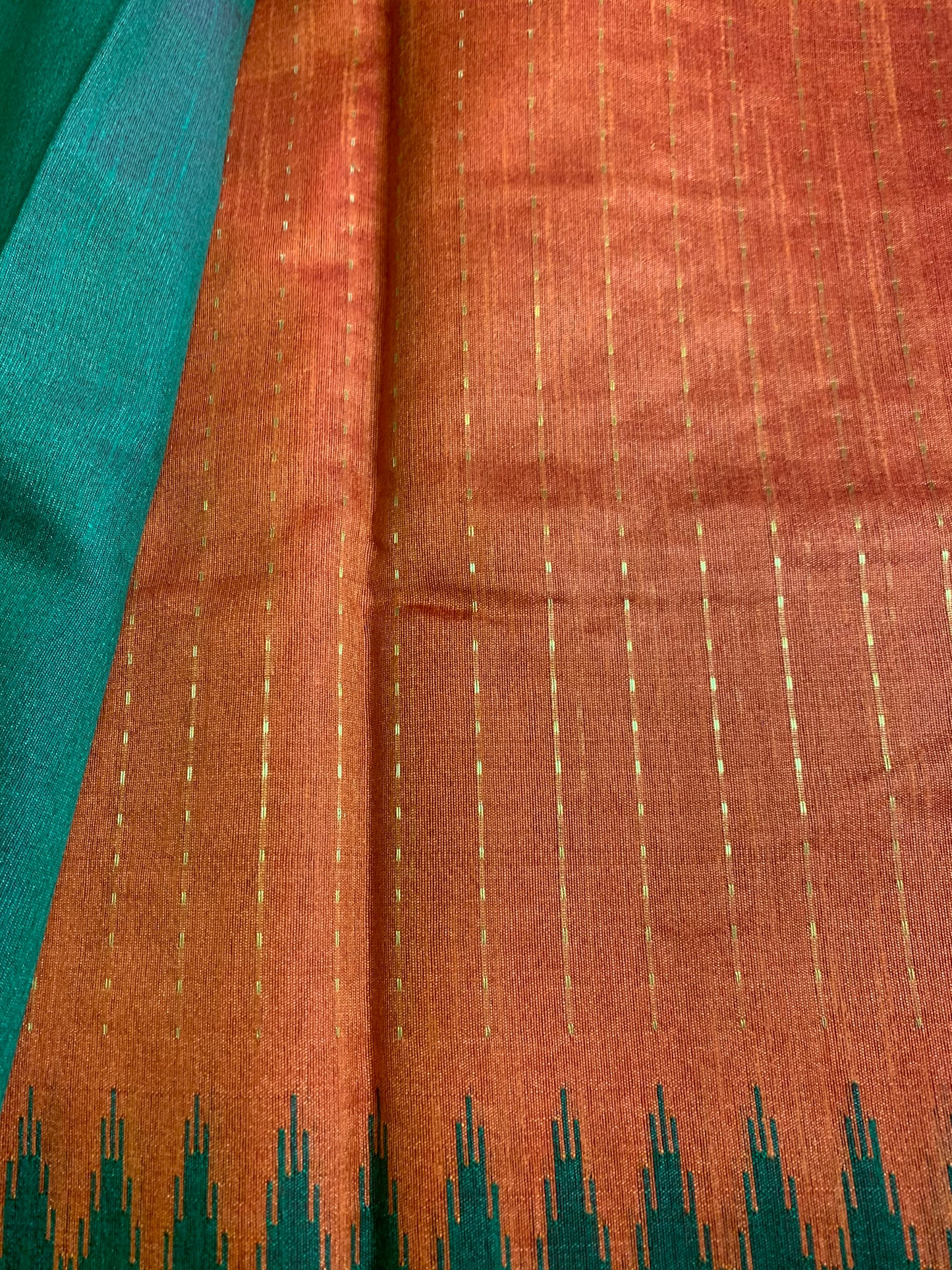 Pure raw silk saree