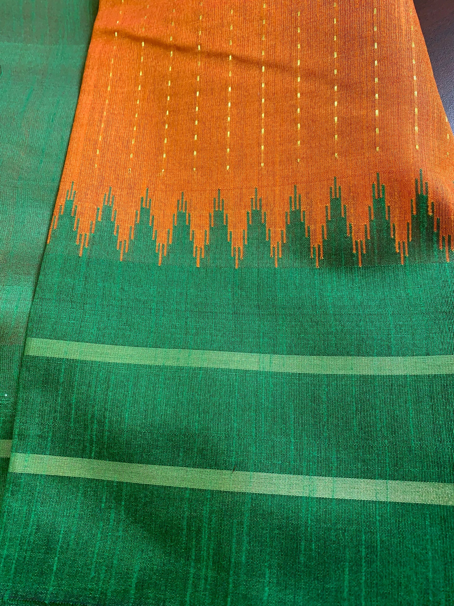 Pure raw silk saree