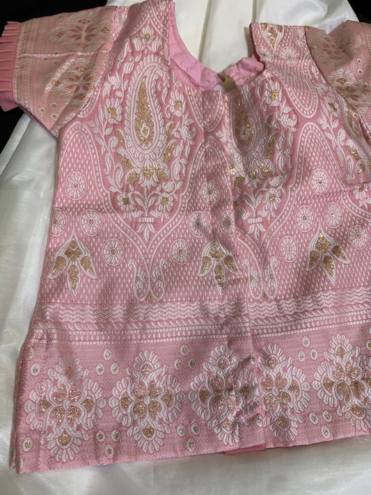 Girl’s traditional skirt and top