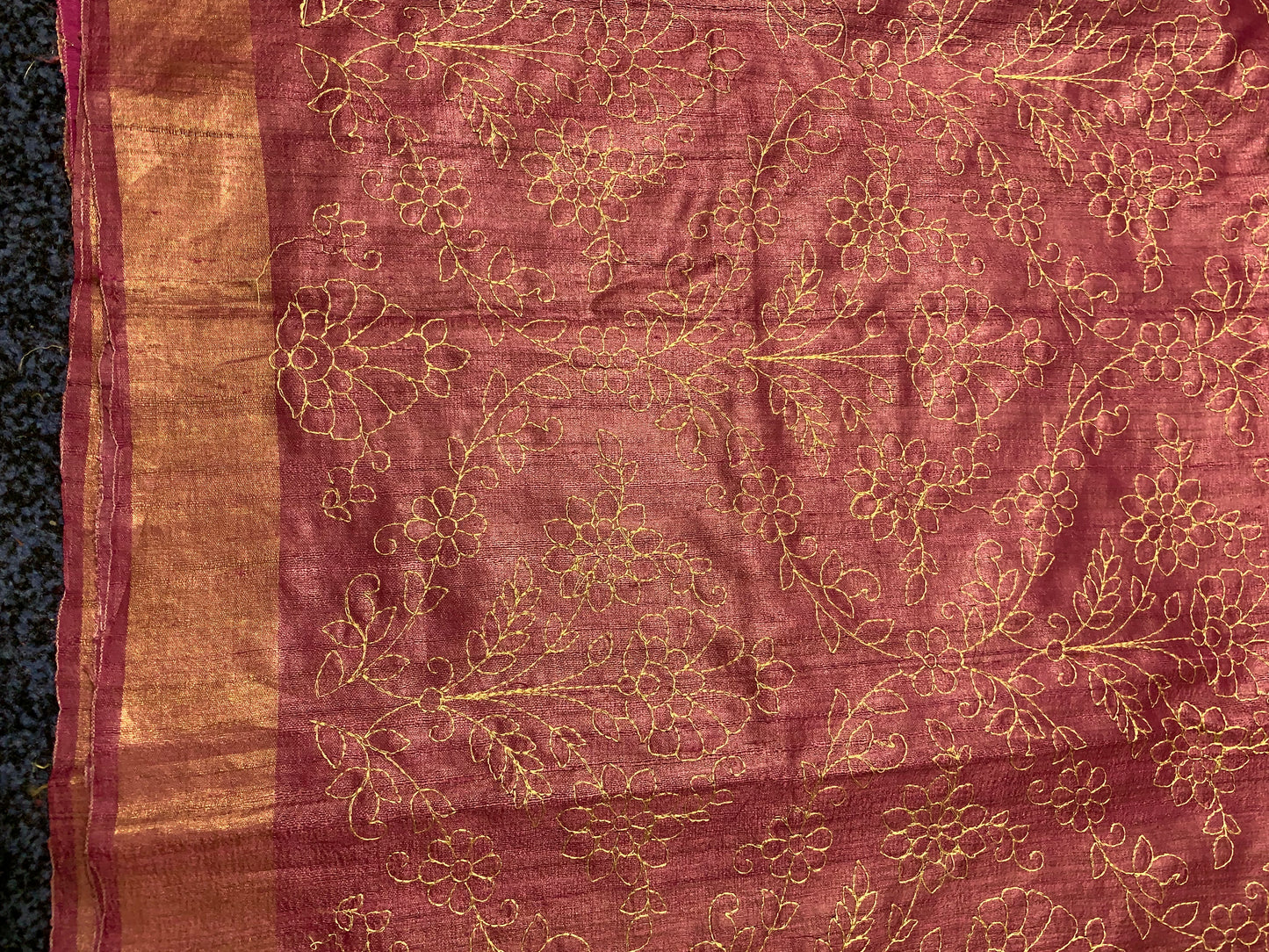 Pure tassar silk saree