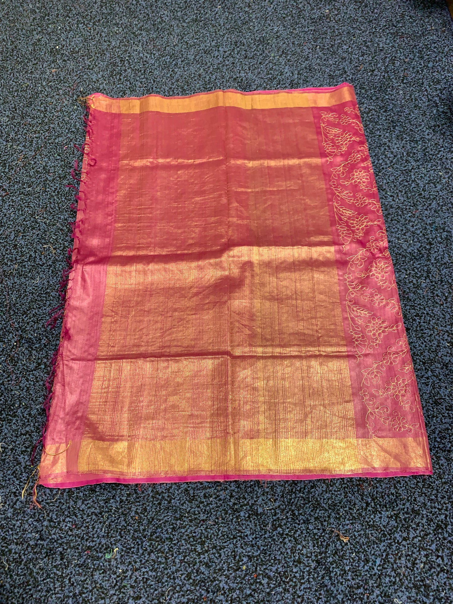 Pure tassar silk saree