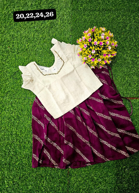 Girls skirt and top