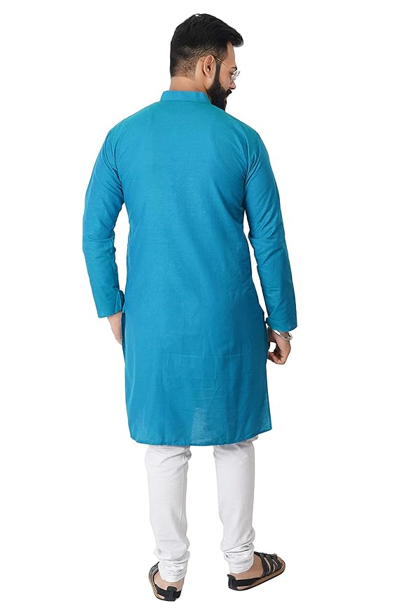 Handloom Multi-Shade Ethnic Wear Kurta for Men