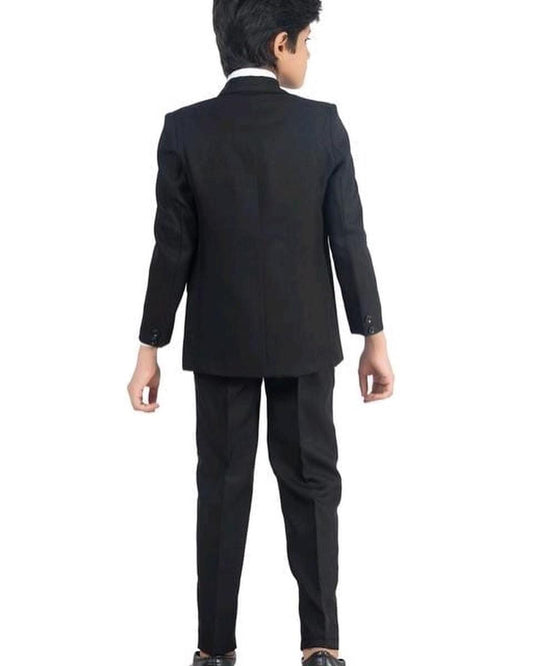 Boys formal black suit set