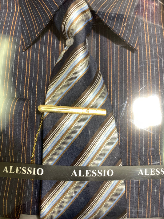 Alessio made in Paris executive shirts with tie